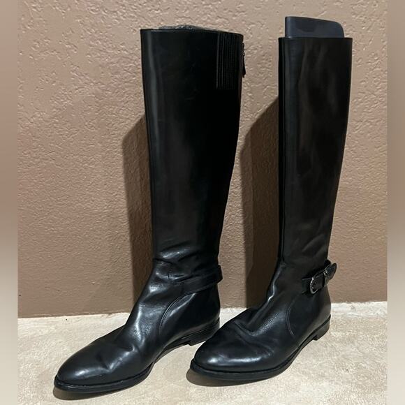 Via Spiga Italian Fine Leather riding boots Size 7.5 - Picture 3 of 14